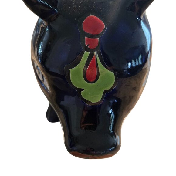 New Handcrafted Handpainted Pig Planter Artisan Mexican Talavera Pottery - Picture 6 of 10